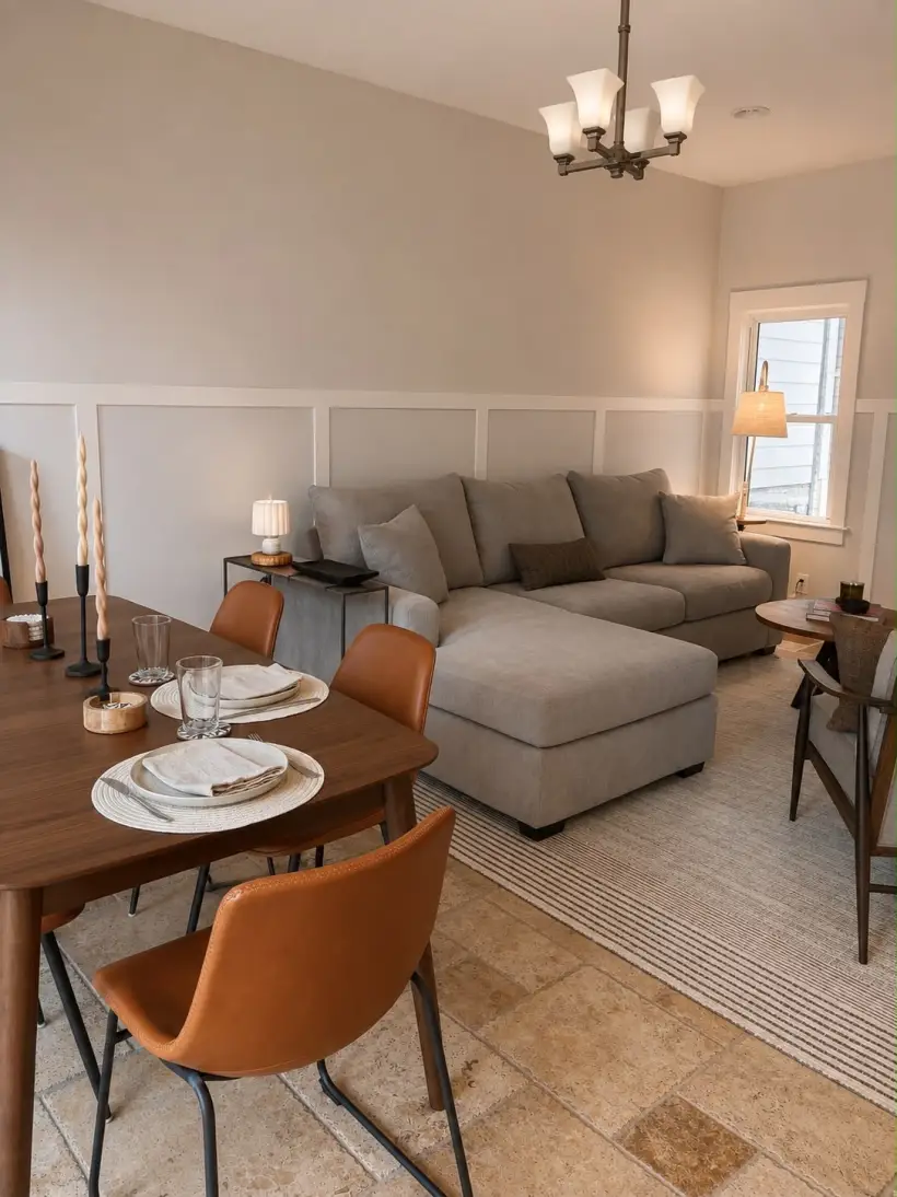 Living and dining